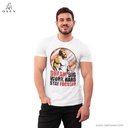 Astak Gym Kısa Kol Tişört Ön Baskılı Tshirt VanG001